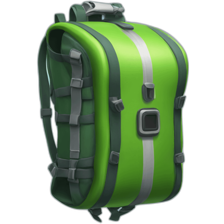 green jetpack emoji