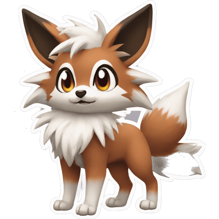 Eevee Lycanroc emoji