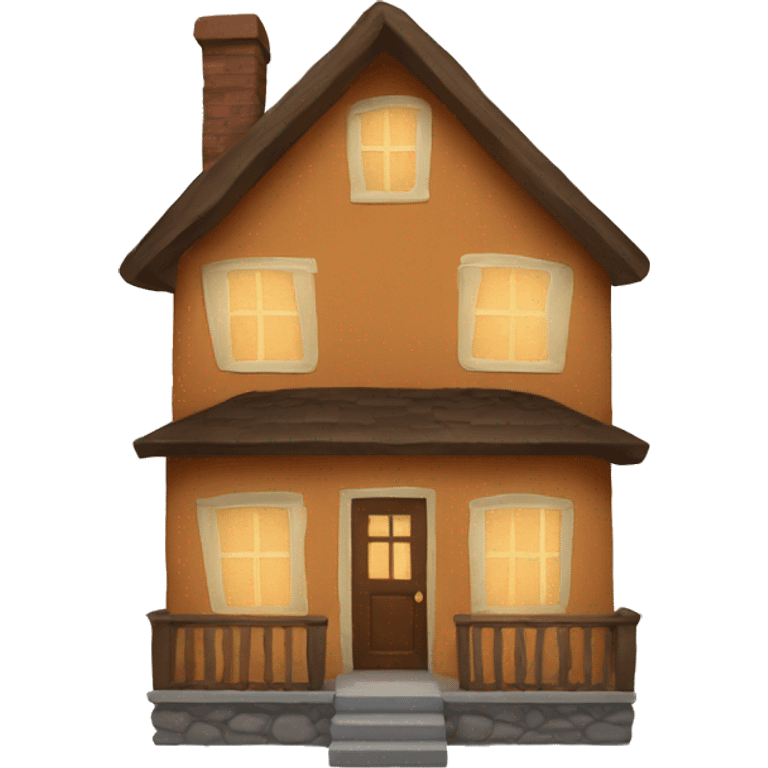 A cozy house  emoji