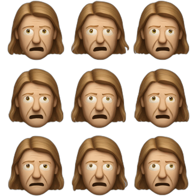 sean bean has many facial expressions emoji