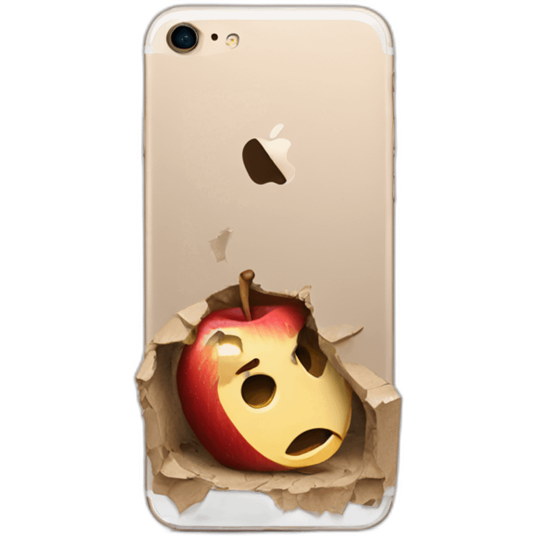 apple iphone destroyed emoji