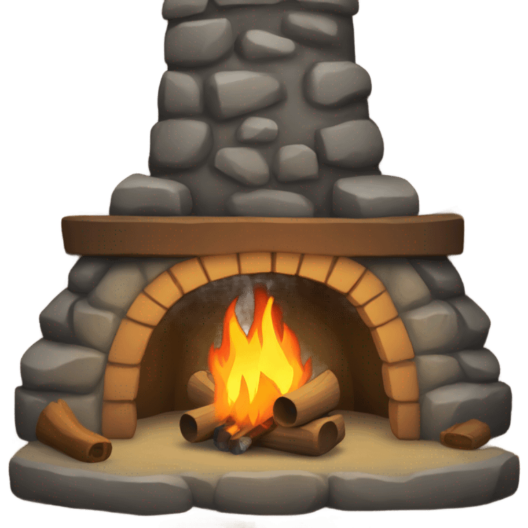 camp fireplace emoji