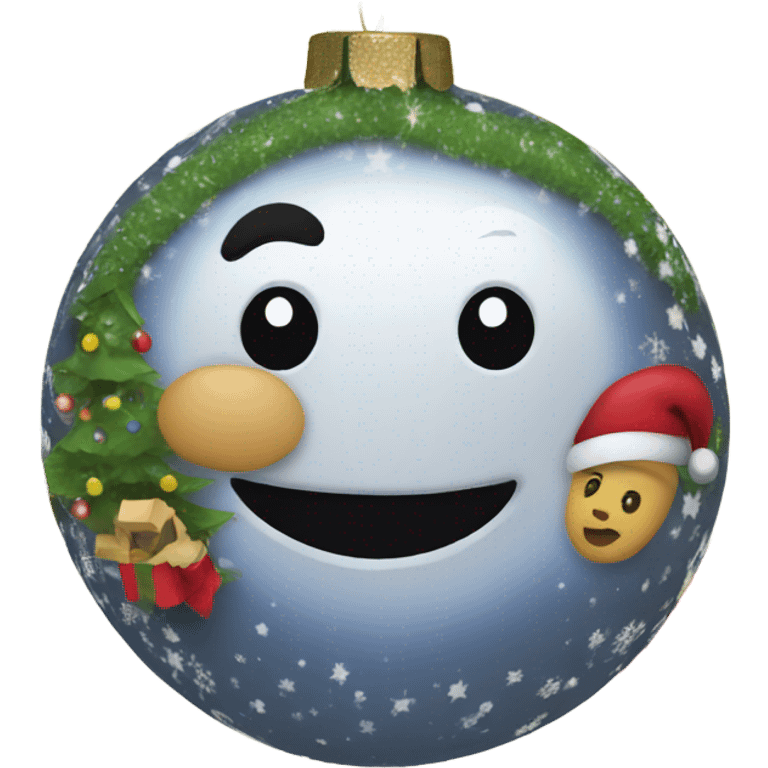 Merry Christmas ornaments  emoji