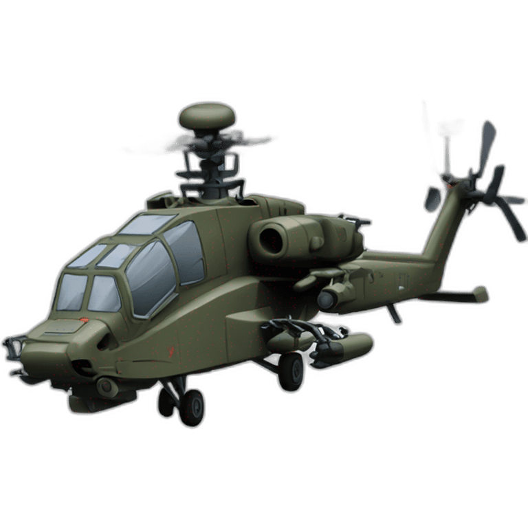 Apache helicopter emoji