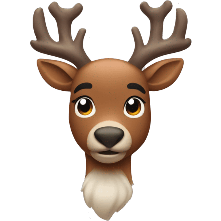 rudolph the red nosed reindeer emoji