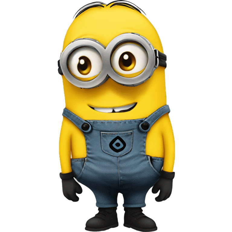 Minion with a face tat  emoji