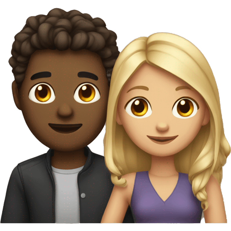 girl with her boyfriend emoji