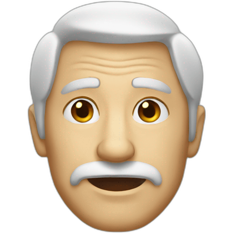 old man head emoji set emoji