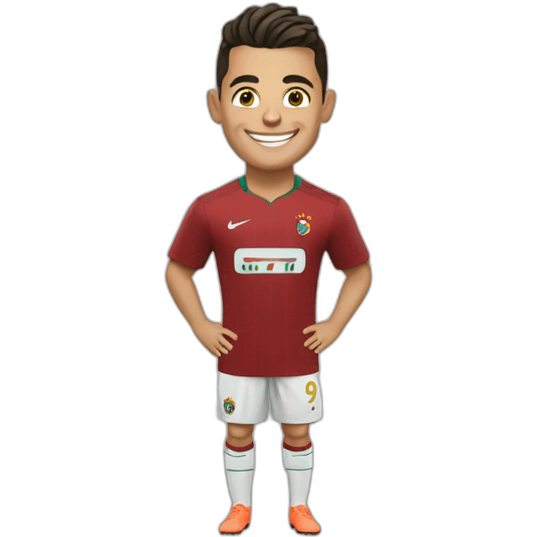 happy cristiano RONALDO emoji