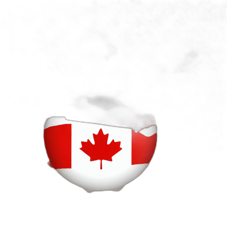 canada flag and palma emoji