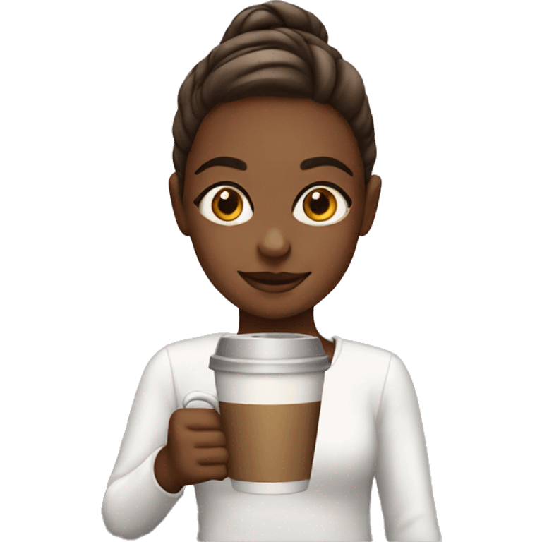 girl coffee emoji