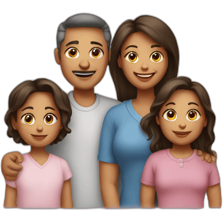 family 8 children 1 father 1 mother emoji