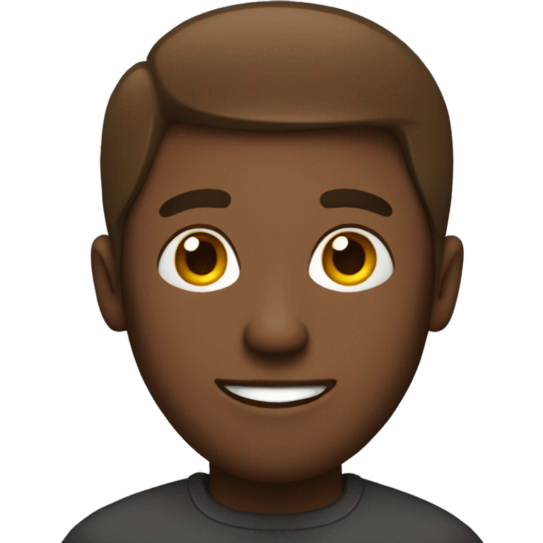 Brown guy with MacBook  emoji