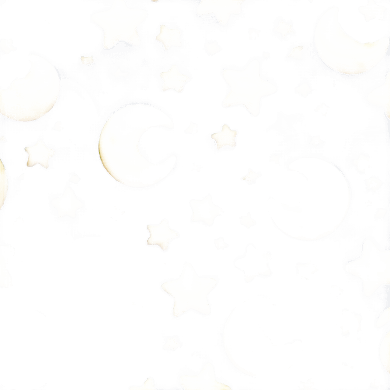 Starry moon night emoji