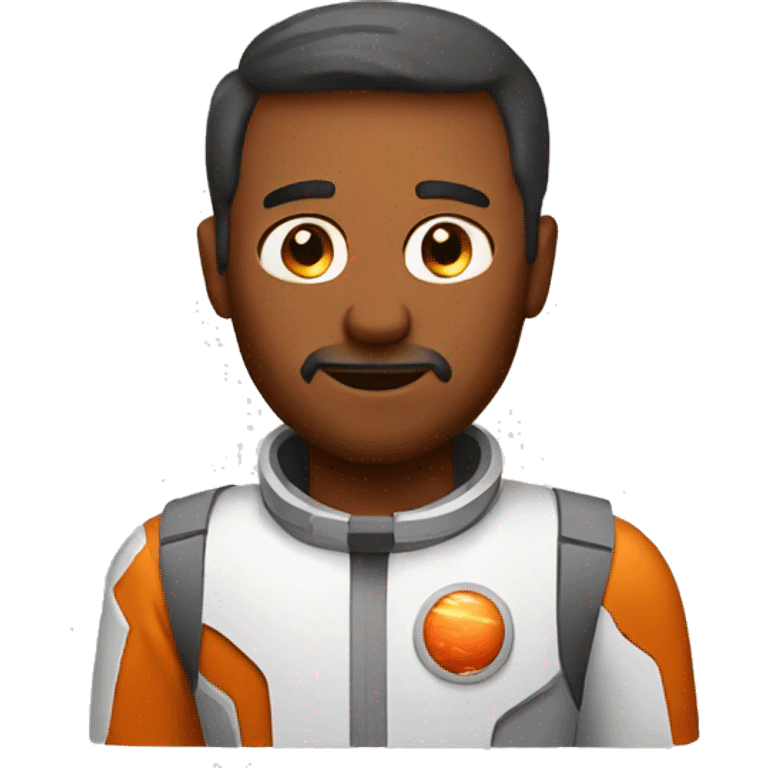 Simple man in mars emoji