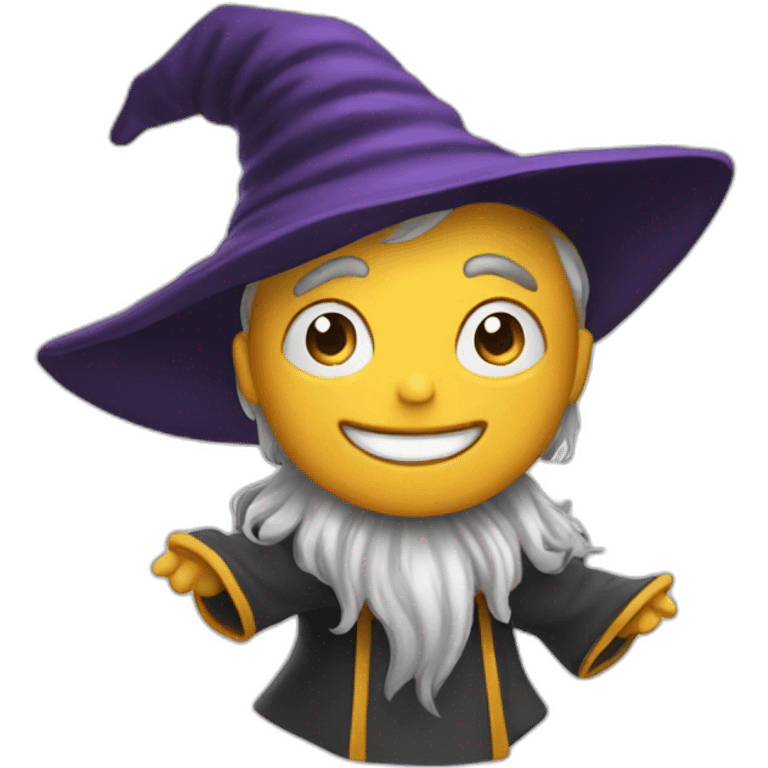 Jumpy wizard emoji