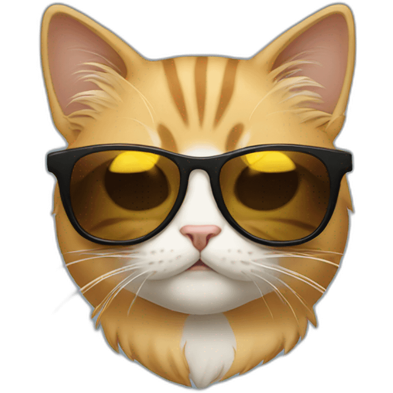 cat in sun glasses emoji