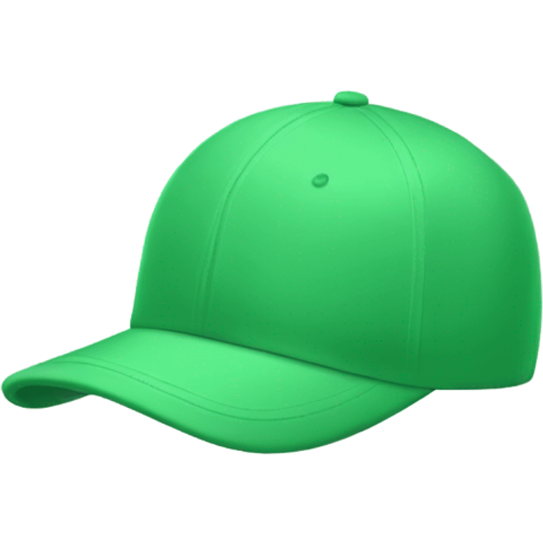 Light green baseball hat emoji