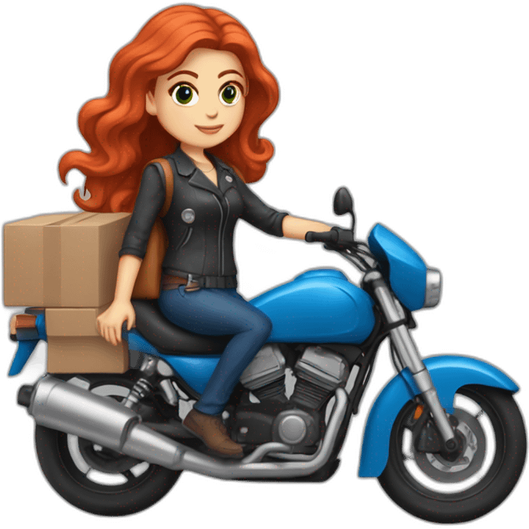 white-girl-red-hair-blue-eyes-on-the-womens-motorcycle-wearing-a-delivery-backpack emoji