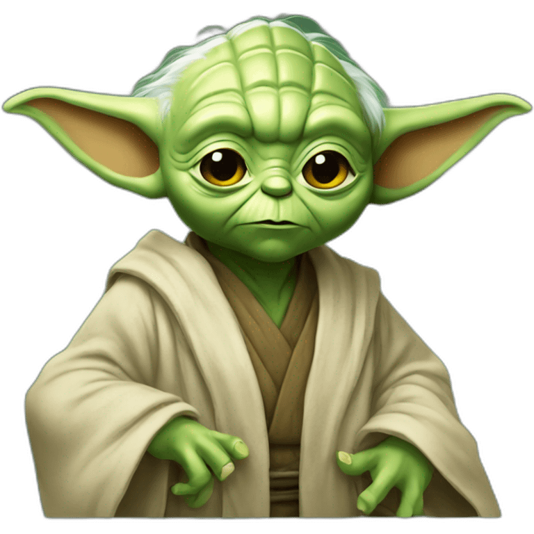 YODA qui boit emoji