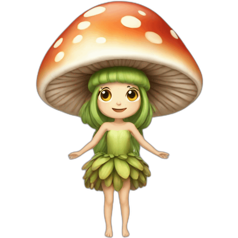 mushroom fairy emoji