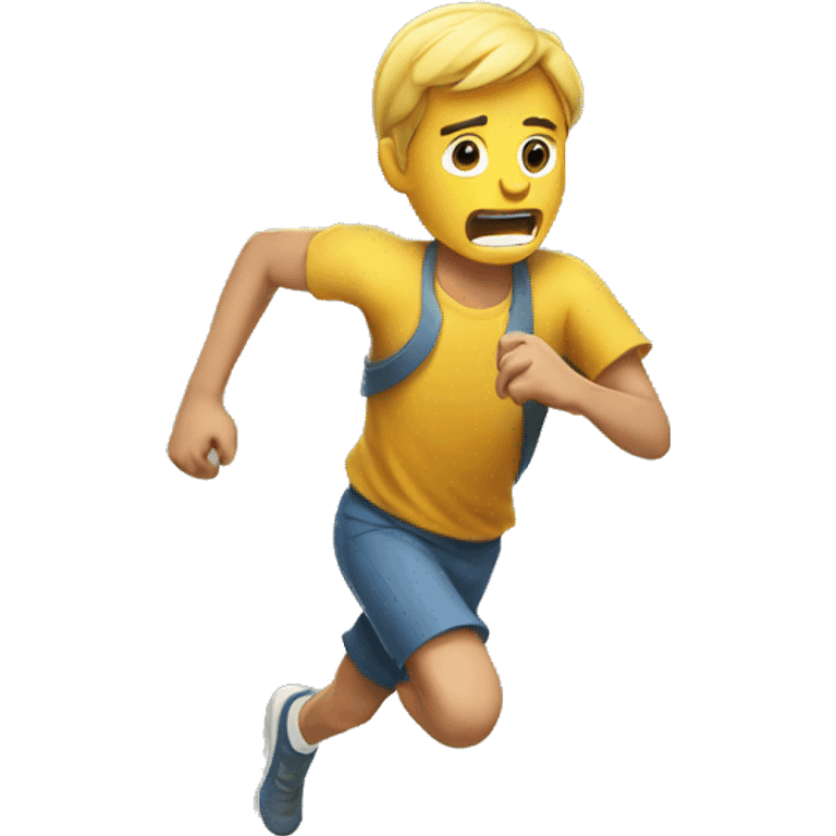 running from the dead emoji