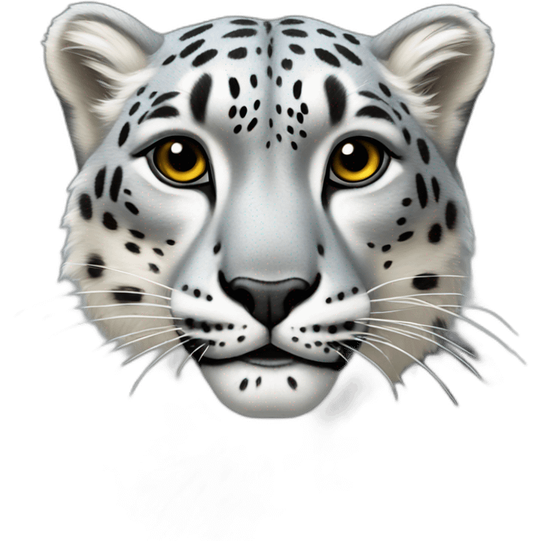 Snow leopard emoji