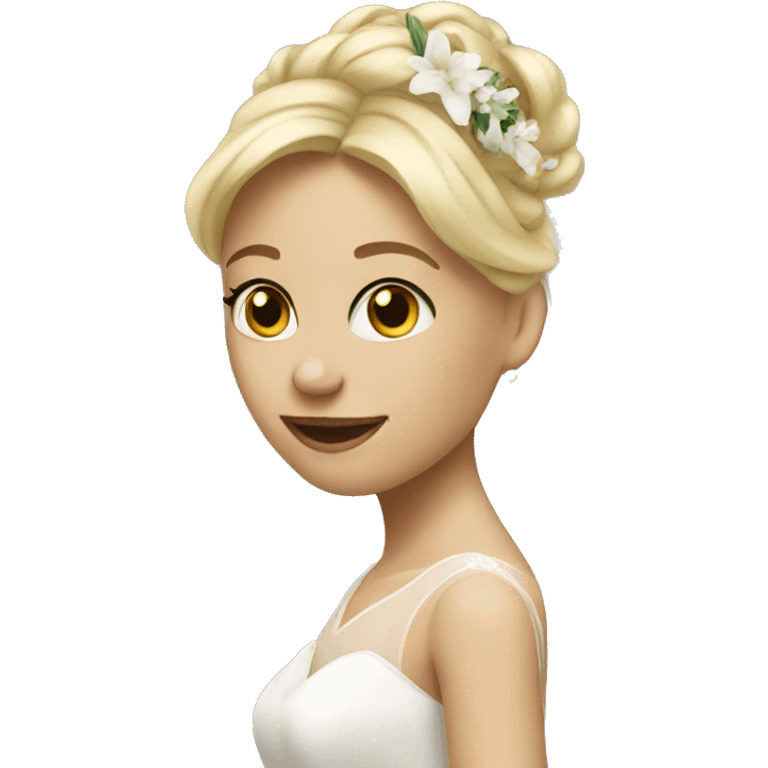 Wedding blond girl emoji