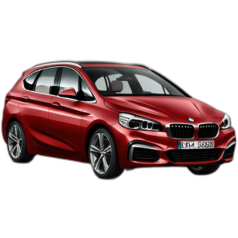 Bmw active tourer rojo cereza emoji