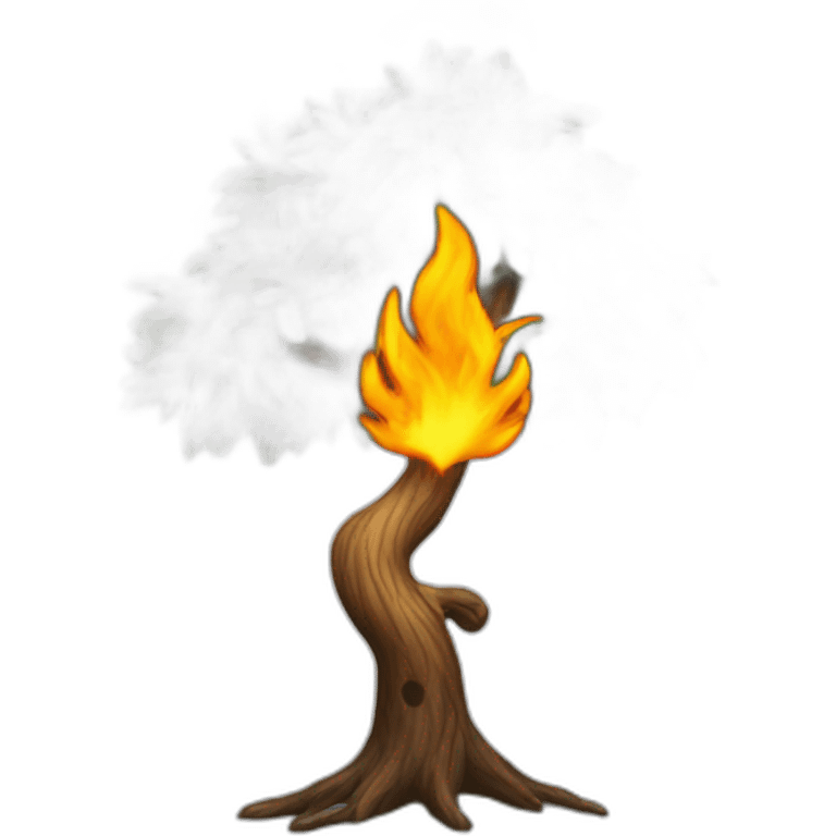 flaming dancing tree emoji