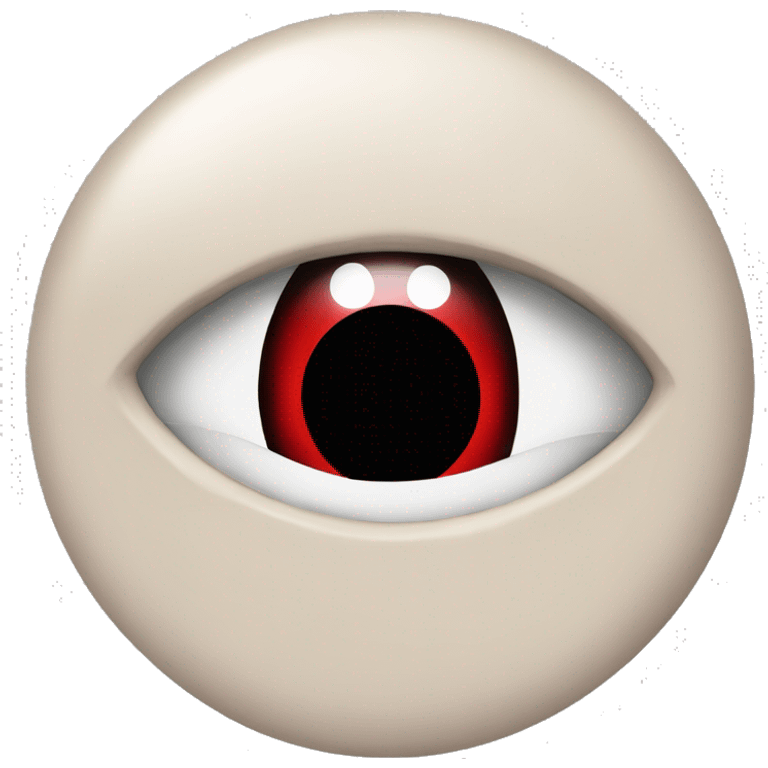 Create the sharingan eyes from the anime Naruto emoji