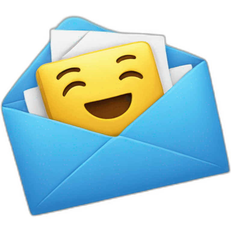 floating emails emoji