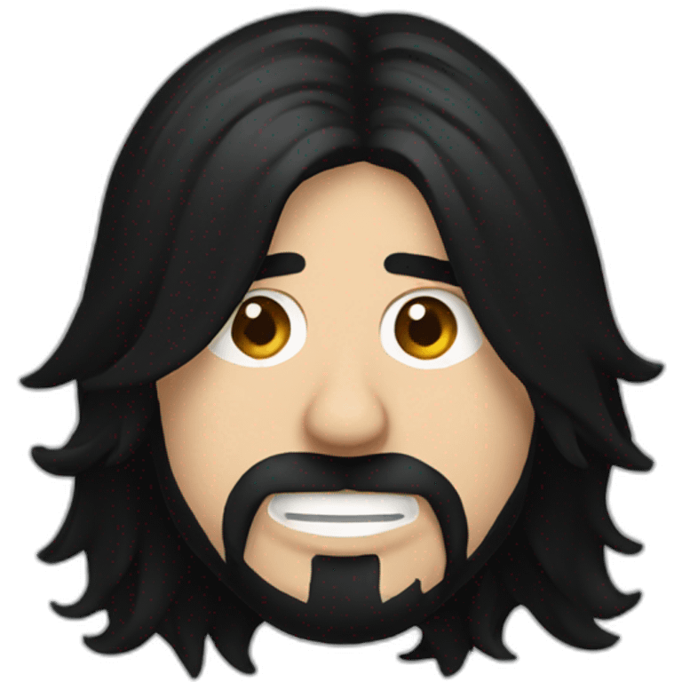 dave grohl dark long hair emoji