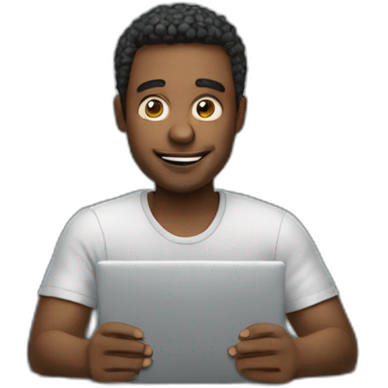 guy on laptop emoji