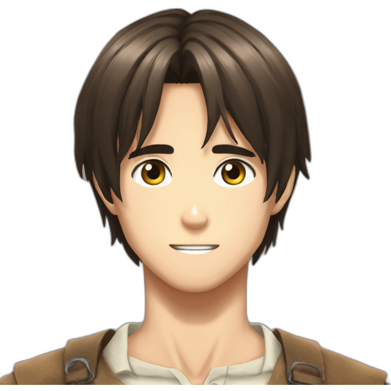 Eren Yeager Long Hair emoji