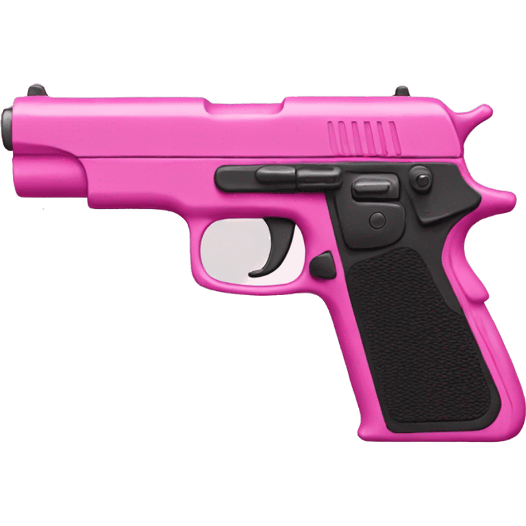 Pink gun emoji emoji