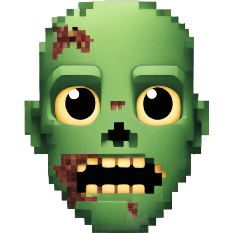 Pixelated Zombie emoji