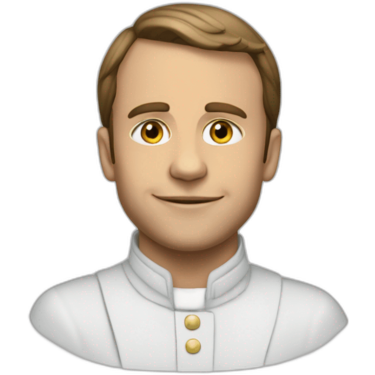 Macron en jeune emoji