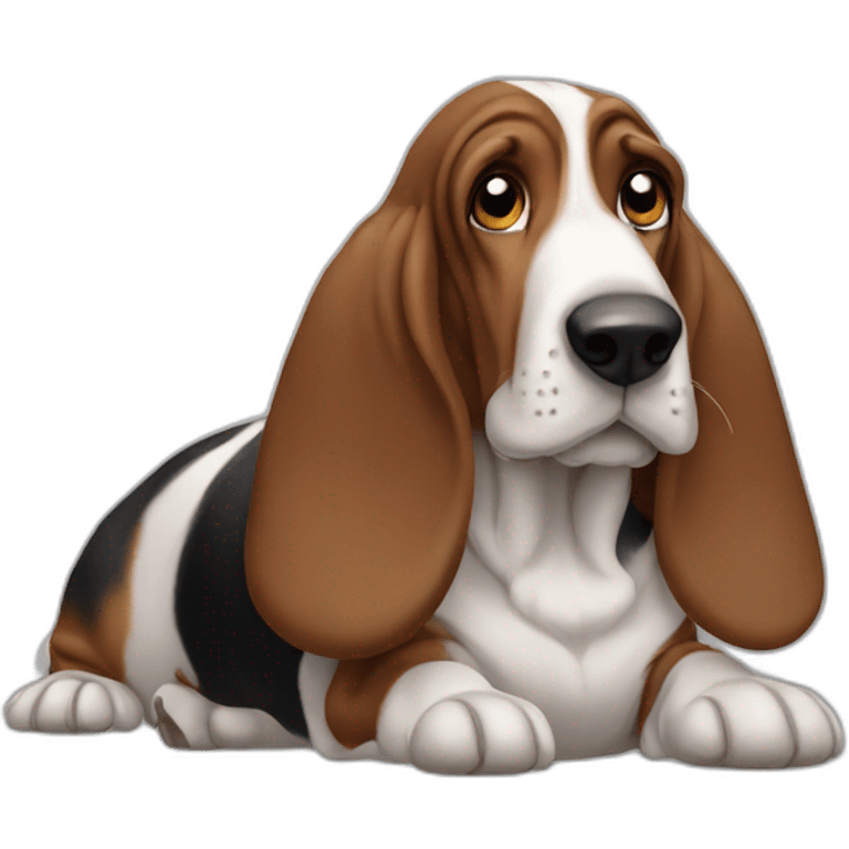 Basset hound emoji