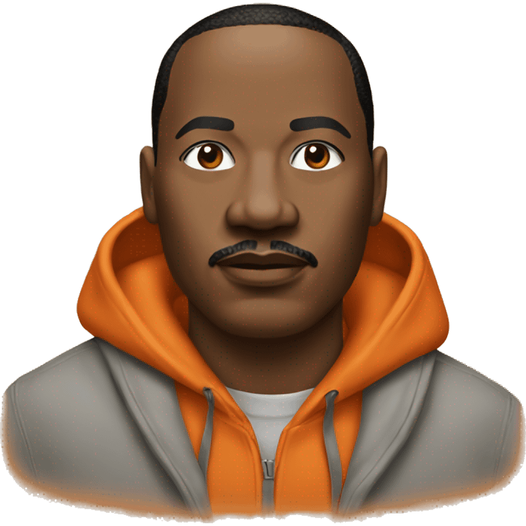 MLK jr. In an orange hoodie  emoji