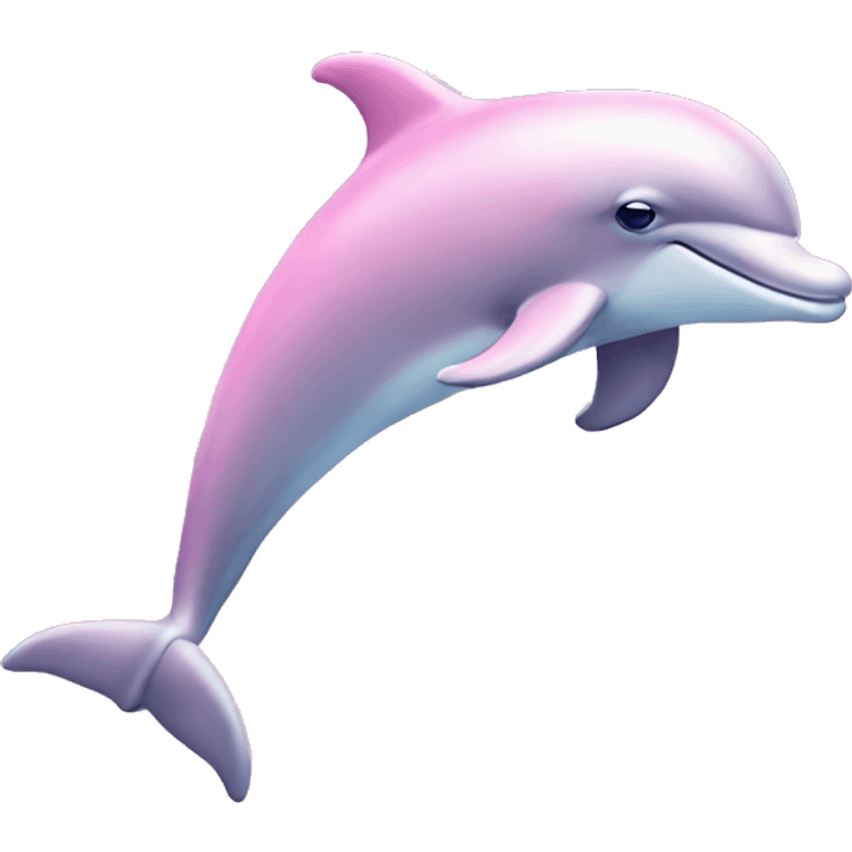 Pastel-pink-colors-dolphin emoji