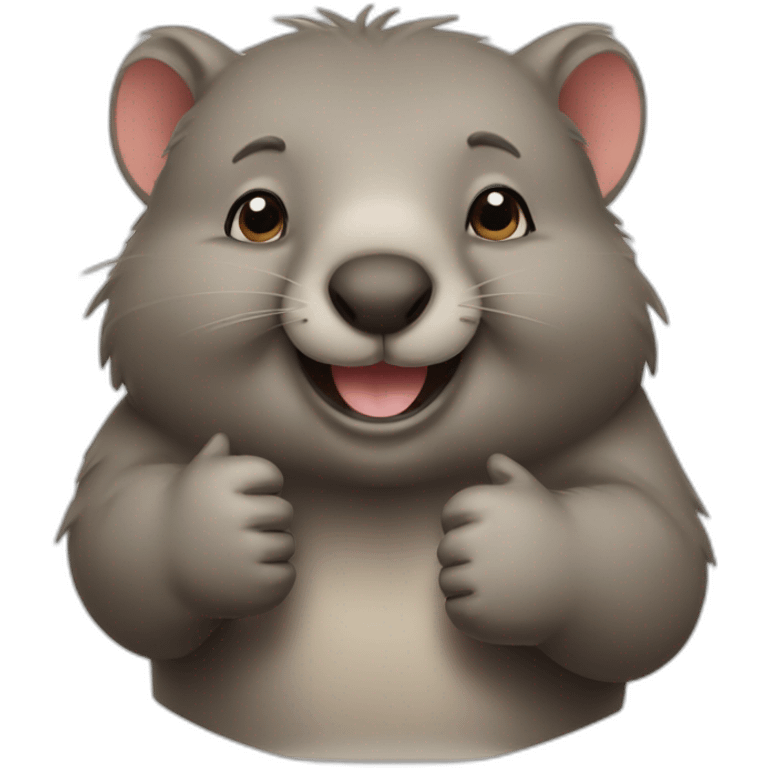 wombat-thumb-up emoji