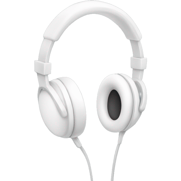 white warm headphones emoji