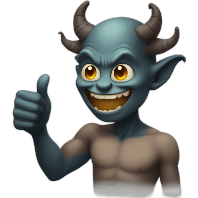 Demon Thumbs up emoji