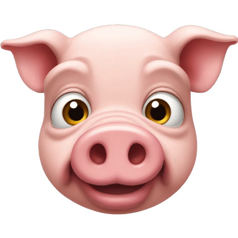 Ugly pig emoji