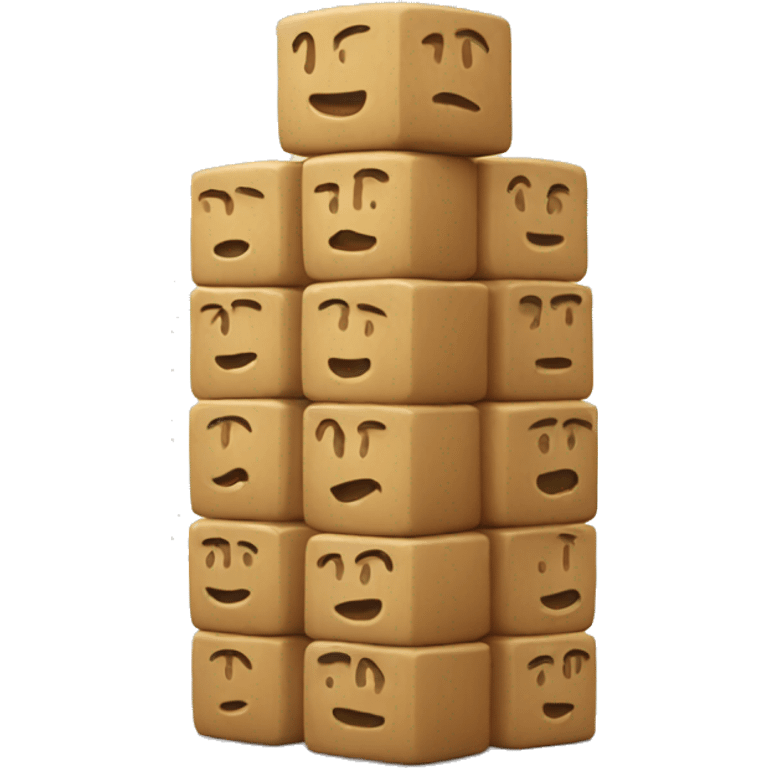 blocks stacking emoji