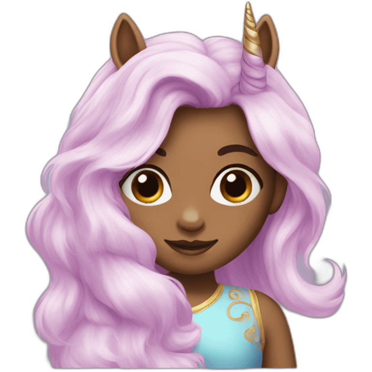 unicorn girl emoji