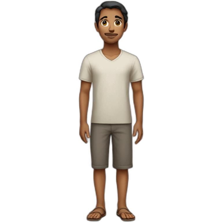 Young Kamalhadan standing emoji