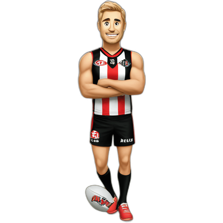 St Kilda Saint Heaven fan emoji