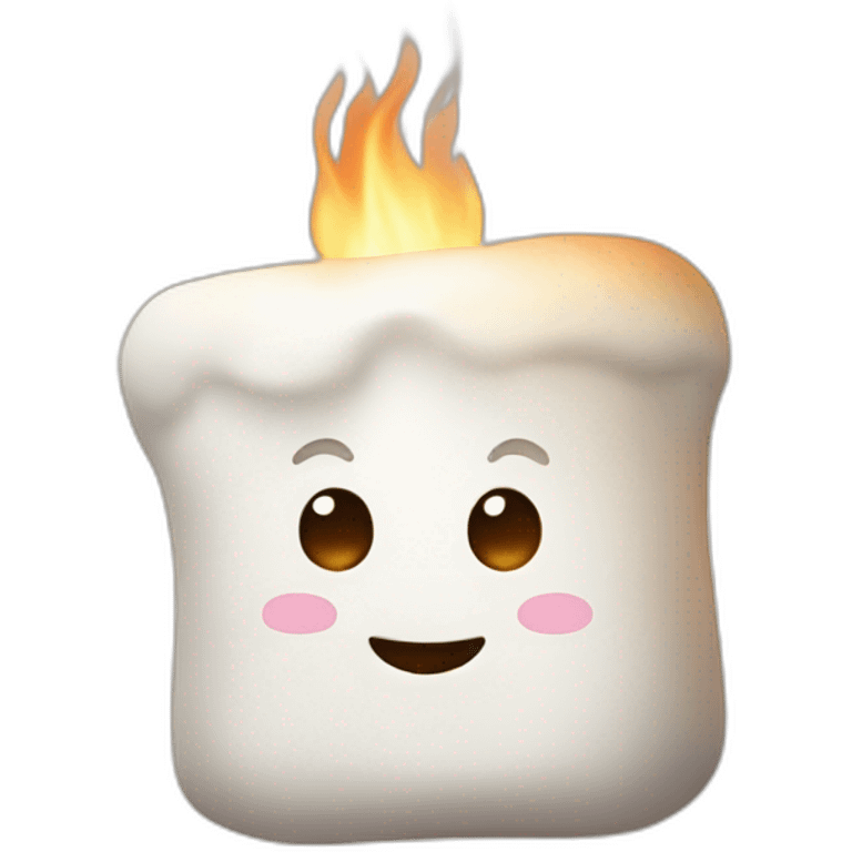 roast marshmallow  emoji